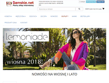 Tablet Screenshot of damskie.net